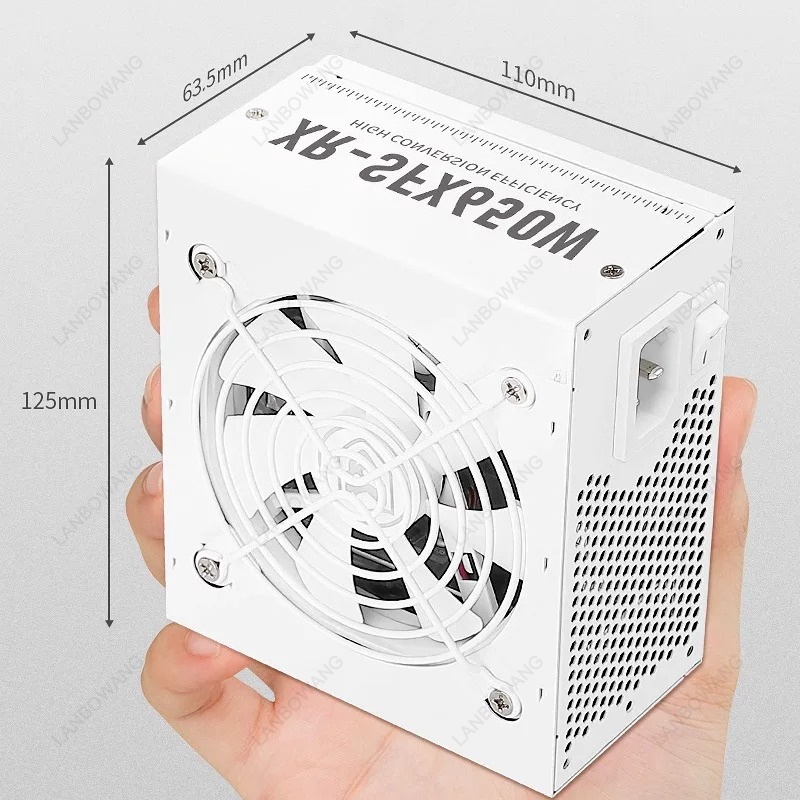 750W Sfx Fully Modular Power Supply - Alimentation électrique entièrement modulaire SFX blanche